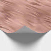 Roos Gold Foil Tiger Stripes Cadeaupapier (Hoek)