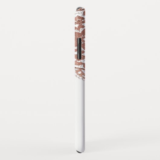 Roos Gold Folie Indian Mandala Monogram Naam Case-Mate iPhone Case (Achterkant/rechts)