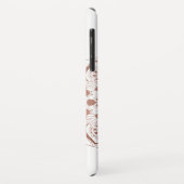 Roos Gold Folie Indian Mandala Monogram Naam Case-Mate iPhone Case (Achterkant/links)