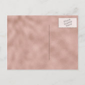 Roos Gold Foxier Lace zal mijn Bridesmaid zijn Uitnodiging Briefkaart (Achterkant)