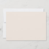 Roos Gold Framed Abstracte Verjaardagsuitnodiging Kaart (Achterkant)