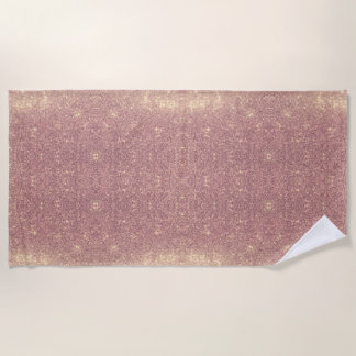 Roos Gold Galaxy Faux Space Sparkle Strandlaken