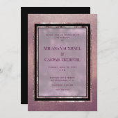 Roos Gold Gallery Wedding & Party Kaart (Voorkant / Achterkant)