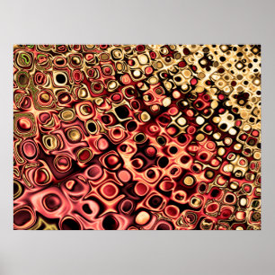 Roos Gold-gecertificeerd ontwerp Poster