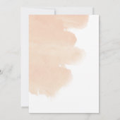 Roos Gold Geometric Bridal Shower Kaart (Achterkant)