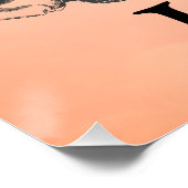 Roos Gold gepersonaliseerd Happy 80th Birthday Perfect Poster (Hoek)