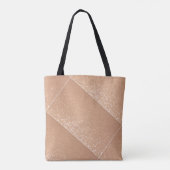 Roos Gold-gepersonaliseerd Tote Bag (Achterkant)