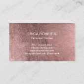 Roos Gold Girl Fitness 10-klasse passerellingen Klantenkaartje (Achterkant)