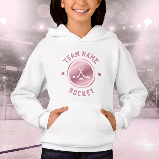 Roos Gold Girls Hockey Team Name & Number Cute