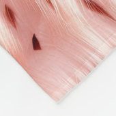 Roos Gold Girly Dierenbont Fleece Deken (Hoek)