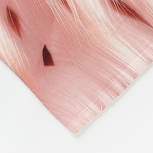 Roos Gold Girly Dierenbont Fleece Deken (Hoek)