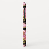 Roos Gold Girly Floral Butterfly Pattern Case-Mate iPhone Case (Achterkant/links)