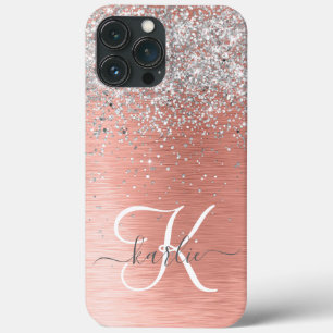 Roos Gold Girly Silver Glitter Sparkly Case-Mate iPhone Case