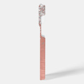 Roos Gold Girly Silver Glitter Sparkly iPhone Hoesje (Linkerkant)