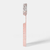 Roos Gold  Girly Silver Glitter Sparkly iPhone Hoesje (Rechterkant)