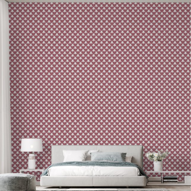 Roos Gold Glam: Easy Apply - Chique Hearts Behang (Slaapkamer)