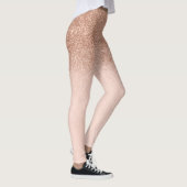 Roos Gold Glam Glitter Sparkle Ombre Trendy Leggings (Rechts)