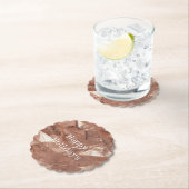 Roos Gold Glam Kartonnen Onderzetters (Insitu)