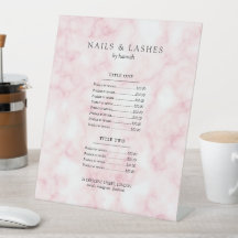 Roos Gold Glam Marble Price Menu