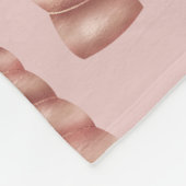 Roos Gold Glam Unicorn Fleece Deken (Hoek)