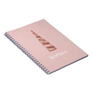 Roos Gold Glam Unicorn Notitieboek