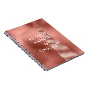 Roos Gold Glam Unicorn Notitieboek
