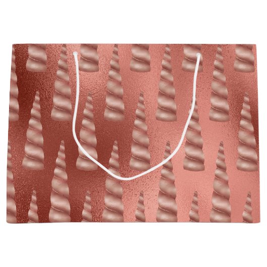 Roos Gold Glam Unicorn Verjaardag Groot Cadeauzakje (Voorkant)