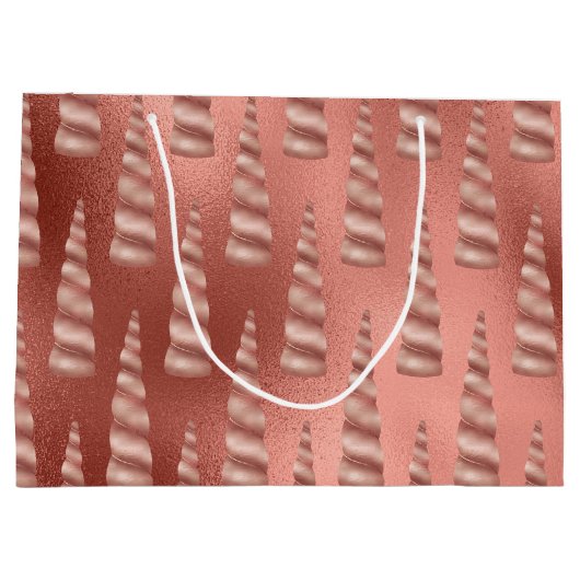 Roos Gold Glam Unicorn Verjaardag Groot Cadeauzakje (Achterkant)