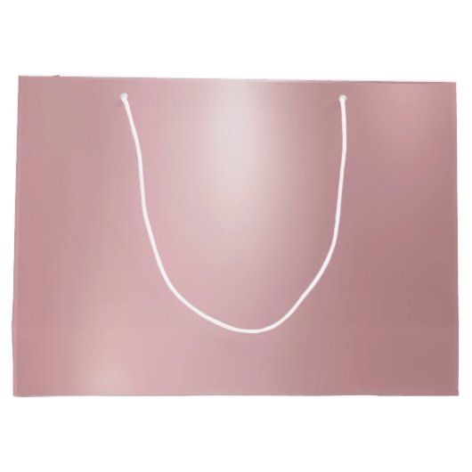 Roos Gold Glamor Modern Trendy Sjabloon Groot Cadeauzakje (Achterkant)