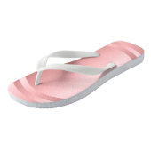 Roos Gold Glamor Sjabloon Trendy Modern Elegant Teenslippers (Schuin)