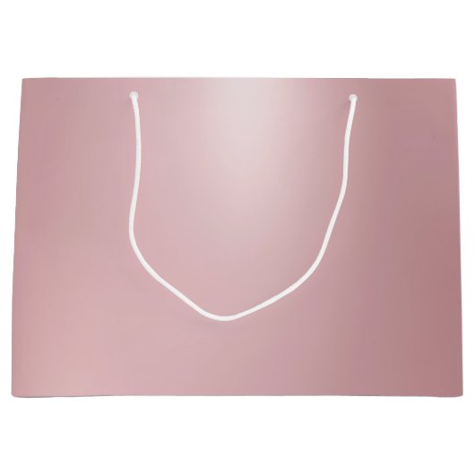 Roos Gold Glamoureus Moderne Sjabloon Elegant Groot Cadeauzakje (Voorkant)