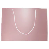 Roos Gold Glamoureus Moderne Sjabloon Elegant Groot Cadeauzakje (Achterkant)