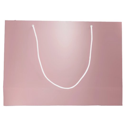 Roos Gold Glamoureus Moderne Sjabloon Elegant Groot Cadeauzakje (Achterkant)