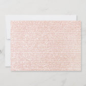 Roos Gold Glitter 2024 Oudejaarsfeest Kaart (Achterkant)