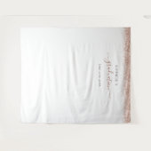 Roos Gold Glitter 21ste achtergrond voor foto's Wandkleed (Voorkant (horizontaal))