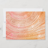 Roos Gold Glitter 50 en Fabulous Birthday Kaart (Achterkant)