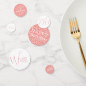 Roos Gold Glitter Afstuderen/speciale voorvallen Confetti (Groep)