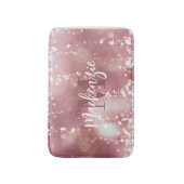 Roos Gold Glitter Badmat (Voorkant Verticaal)