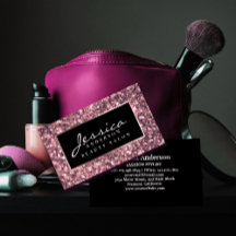 Roos Gold Glitter Beauty Salon