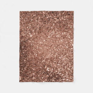 Roos Gold Glitter Blanket Fleece Deken