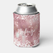 Roos Gold Glitter Blikjeskoeler (Blikje Achterkant)