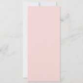 Roos Gold Glitter Blush 50e Verjaardag Kaart (Achterkant)