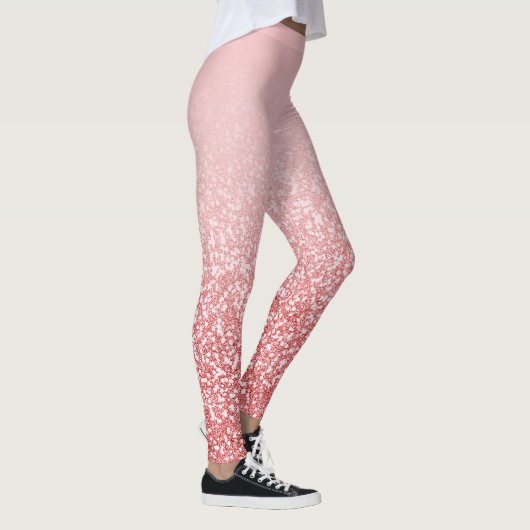 Roos Gold Glitter Blush Ombre Leggings (Rechts)