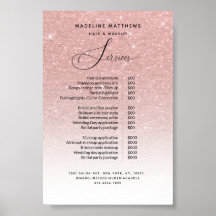 Roos Gold Glitter Blush Sparkle Salon Price List