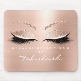 Roos Gold Glitter branding Beauty Lashes Eyes Muismat