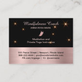 *~* Roos Gold Glitter Butterfly Mystical Magical Visitekaartje (Achterkant)