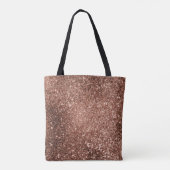 Roos Gold Glitter Canvas tas (Achterkant)