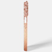 Roos Gold Glitter Case-Mate iPhone Case (Achterkant / Rechts)