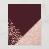 Roos gold glitter confetti (Achterkant)