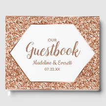 Roos Gold Glitter Confetti Glam Weddenschap
